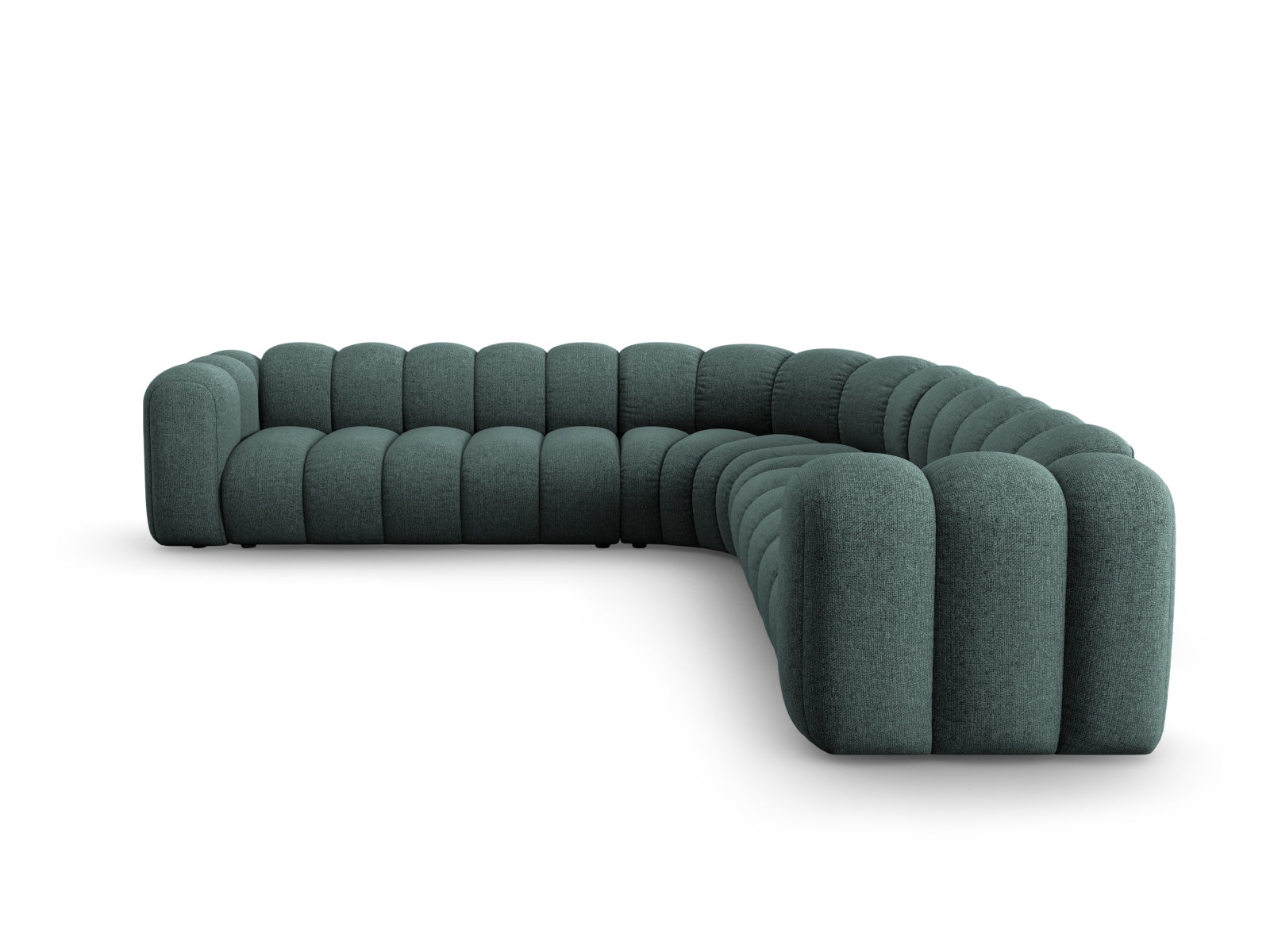 Lupine Modulares Symmetrical Ecksofa 5 Sitzer in Petrol präsentiert im Onlineshop von KAQTU Design AG. Ecksofa ist von Micadoni