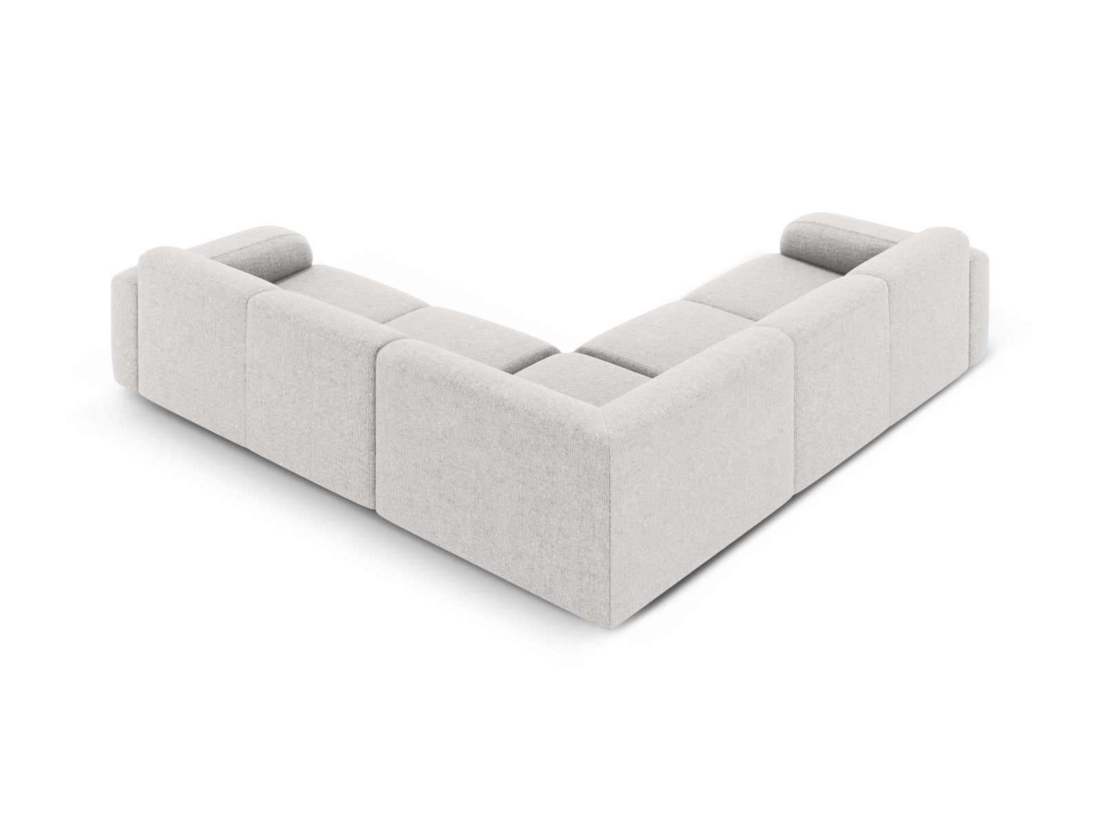 Molino Symmetrical Ecksofa 5 Sitzer in Light Grey präsentiert im Onlineshop von KAQTU Design AG. Ecksofa ist von Micadoni