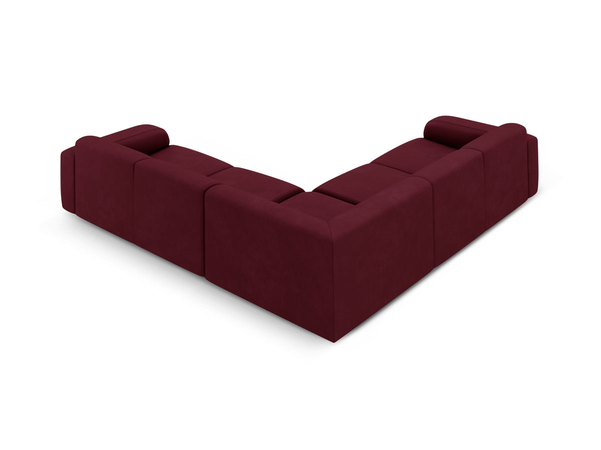 Molino Symmetrical Ecksofa 5 Sitzer in Bordeaux-Rebel präsentiert im Onlineshop von KAQTU Design AG. Ecksofa ist von Micadoni