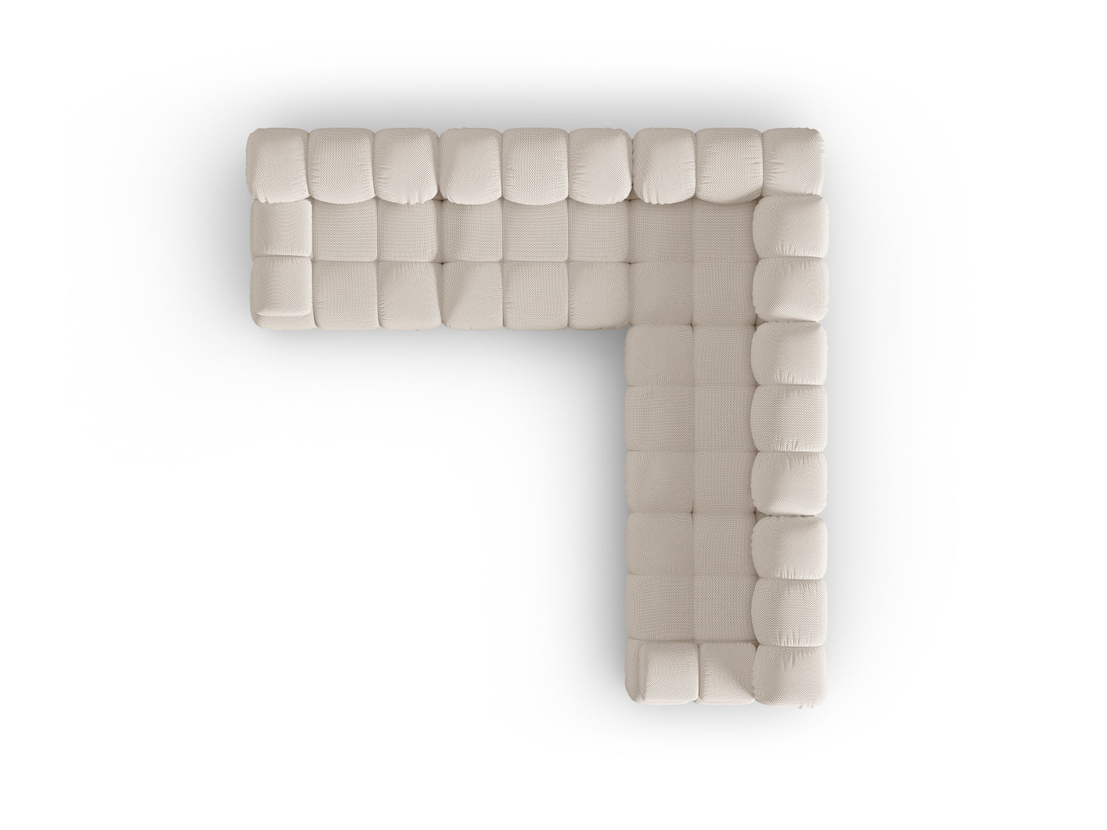 Bellis Symmetrical Ecksofa 5 Sitzer 282cm in Light Beige präsentiert im Onlineshop von KAQTU Design AG. Ecksofa ist von Micadoni