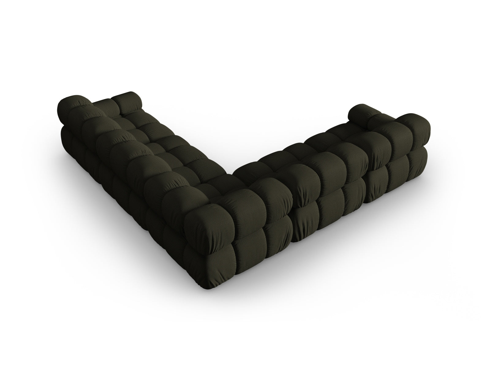 Bellis Symmetrical Ecksofa 5 Sitzer 282cm in Amazon Green präsentiert im Onlineshop von KAQTU Design AG. Ecksofa ist von Micadoni