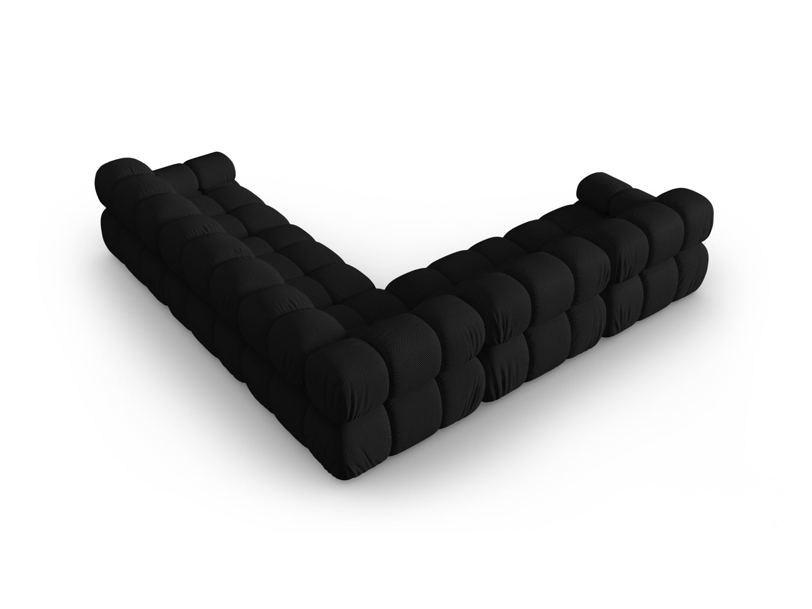Bellis Symmetrical Ecksofa 5 Sitzer 282cm in Black präsentiert im Onlineshop von KAQTU Design AG. Ecksofa ist von Micadoni