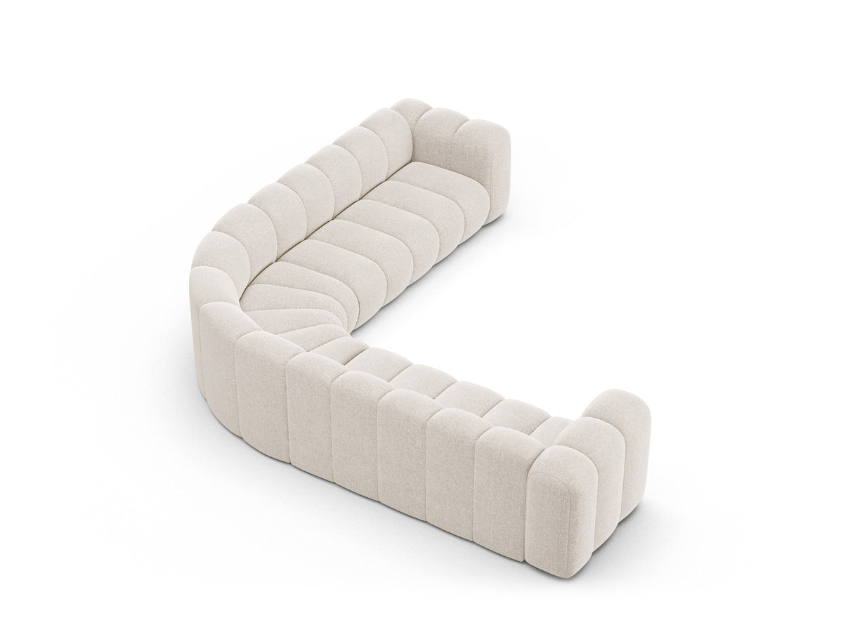 Lupine Modular Symmetrical Ecksofa 6 Sitzer in Light Beige-Eden präsentiert im Onlineshop von KAQTU Design AG. Ecksofa ist von Micadoni