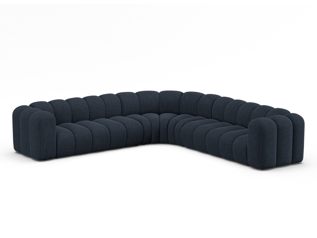 Lupine Modular Symmetrical Ecksofa 6 Sitzer in Navy Blue-Eden präsentiert im Onlineshop von KAQTU Design AG. Ecksofa ist von Micadoni