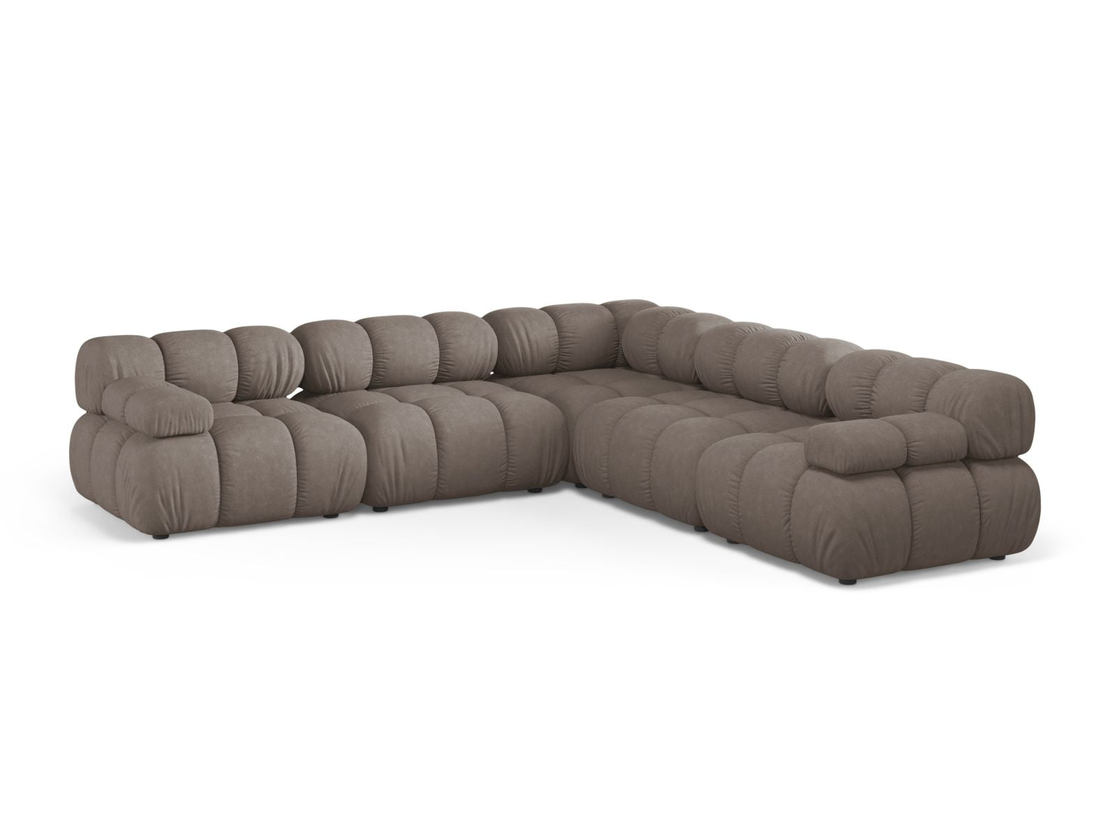 5-Sitzer Ecksofa Symmetric Bellis in Cappuccino-Liberty präsentiert im Onlineshop von KAQTU Design AG. Ecksofa ist von Micadoni