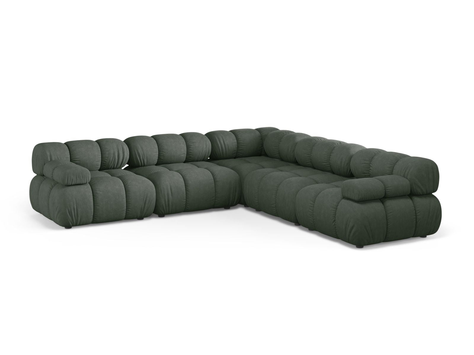 5-Sitzer Ecksofa Symmetric Bellis in Moss Green-Liberty präsentiert im Onlineshop von KAQTU Design AG. Ecksofa ist von Micadoni