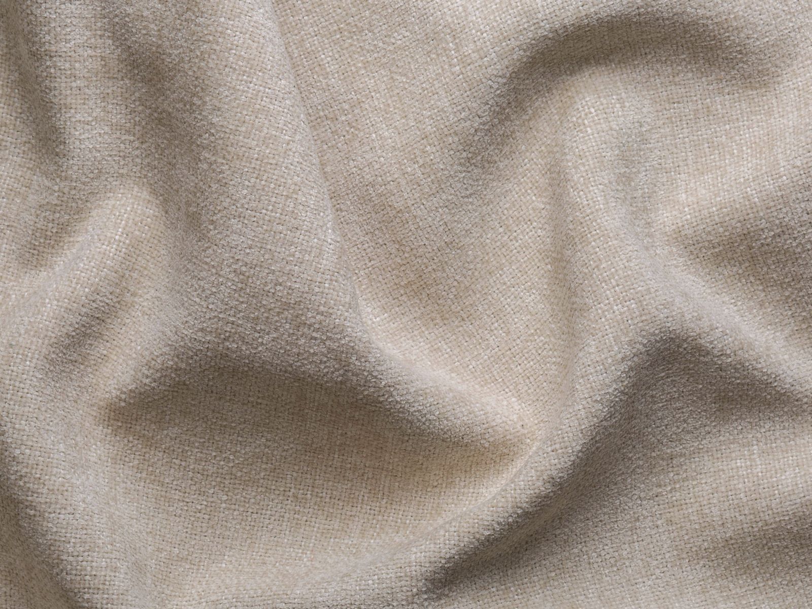 Beige Ecksofa Jodie von Micadoni, modernes 6-Sitzer-Modell mit symmetrischem Design, ideal für stilvolle Wohnräume.