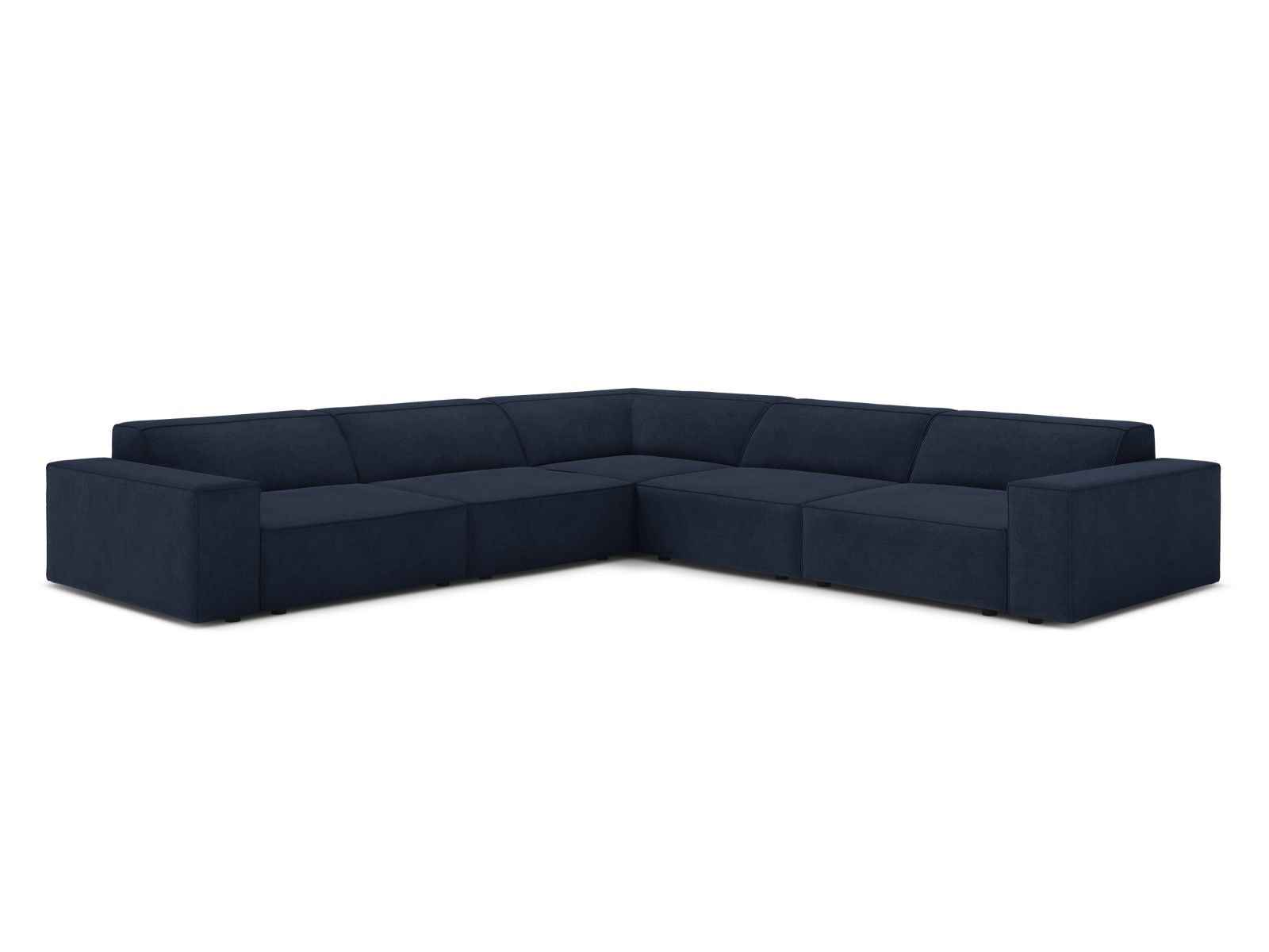 6-Sitzer Symmetrical Modular Corner Sofa Jodie in Navy Blue-Liberty präsentiert im Onlineshop von KAQTU Design AG. Ecksofa ist von Micadoni
