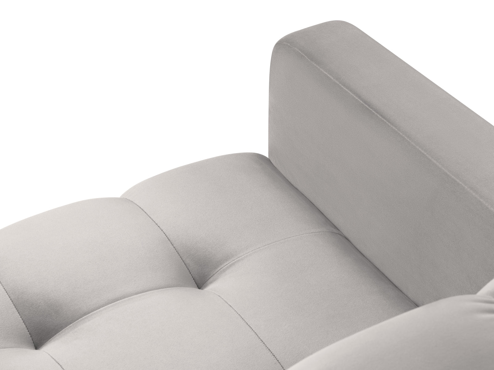 Mamaia Velour Symmetrical Ecksofa 6 Sitzer in Silver/Gold präsentiert im Onlineshop von KAQTU Design AG. Ecksofa ist von Micadoni