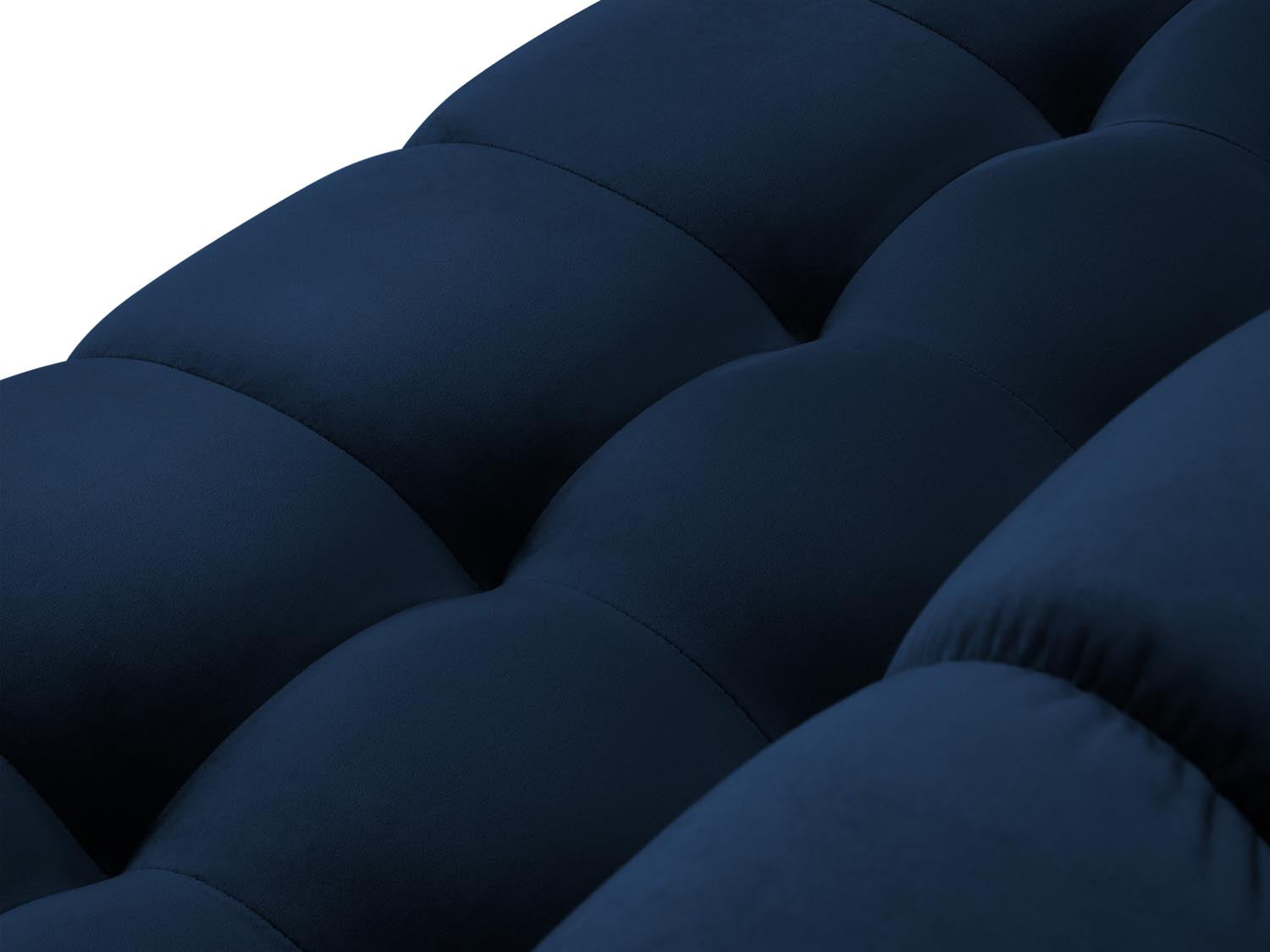 Mamaia Velour Symmetrical Ecksofa 6 Sitzer in Royal Blue/Gold präsentiert im Onlineshop von KAQTU Design AG. Ecksofa ist von Micadoni