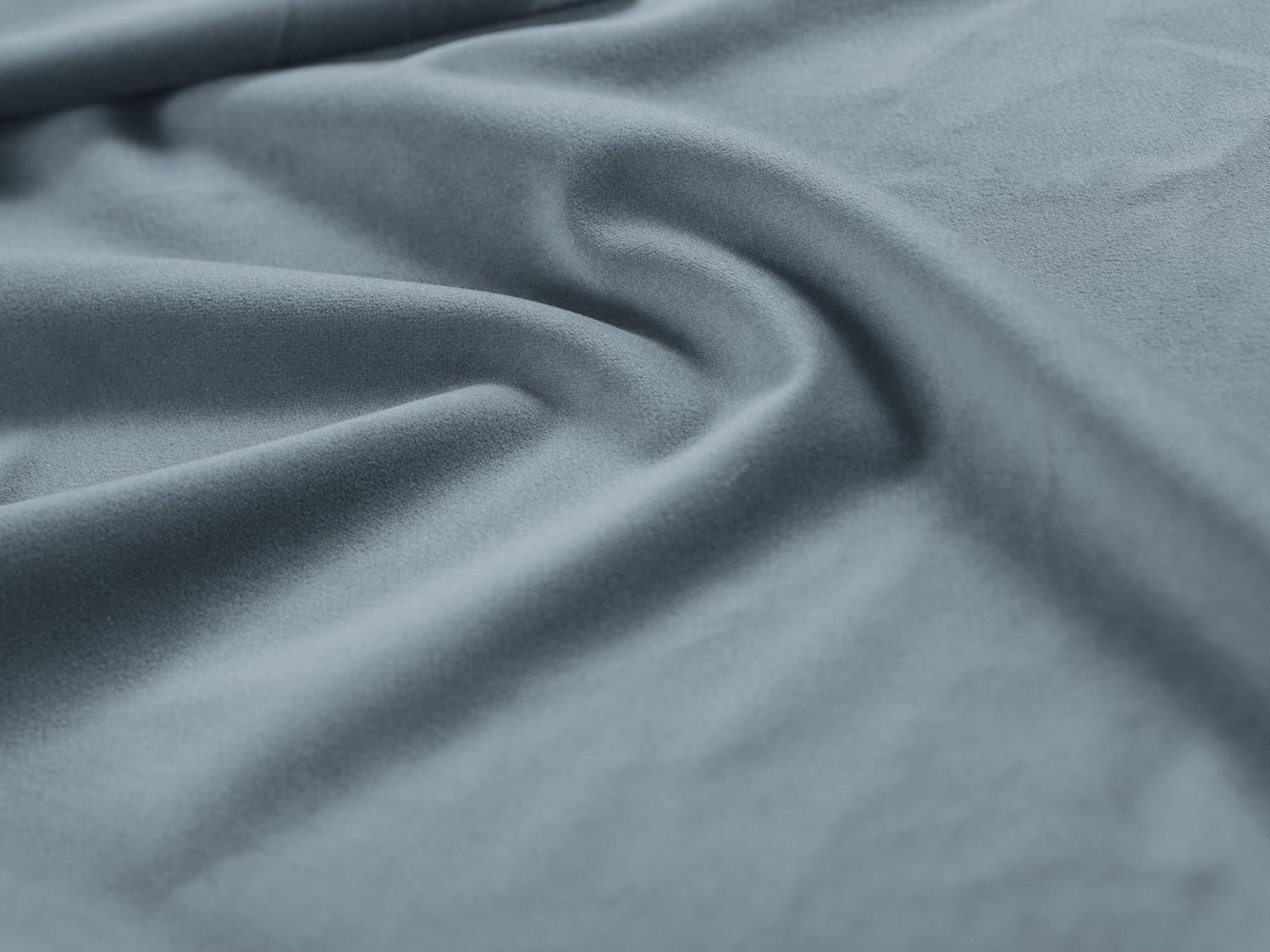 Mamaia Velour Symmetrical Ecksofa 6 Sitzer in Light Blue/Schwarz präsentiert im Onlineshop von KAQTU Design AG. Ecksofa ist von Micadoni