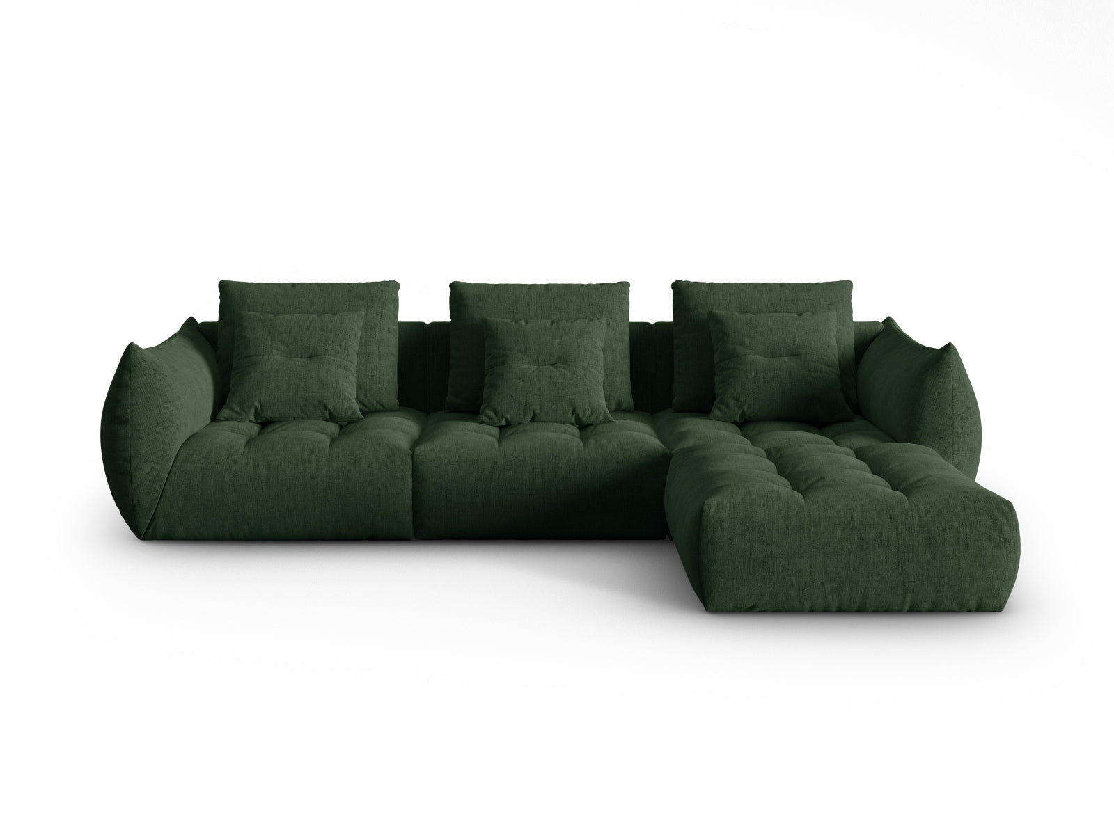 Bloom Modular Sofa 2 Sitzer in Moss Green präsentiert im Onlineshop von KAQTU Design AG. L-Sofa rechts ist von Micadoni