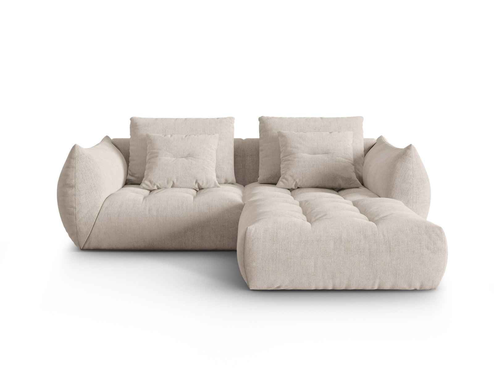 Bloom Modular Sofa 3 Sitzer in Dark Beige präsentiert im Onlineshop von KAQTU Design AG. 3er Sofa ist von Micadoni