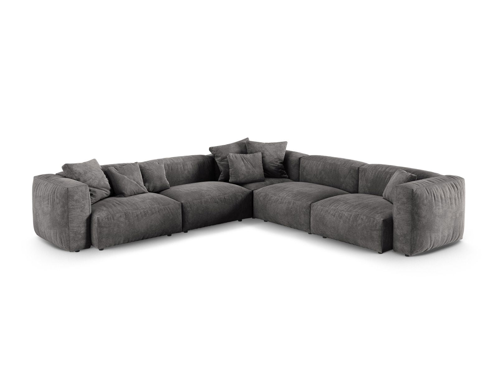 5-Sitzer Modular Ecksofa Symmetric XL Martina in Grey-Vogue präsentiert im Onlineshop von KAQTU Design AG. Ecksofa ist von Micadoni