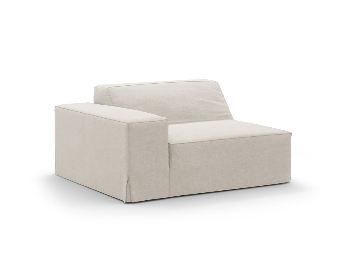 Jodie Modul links Cover in Natural-LINS präsentiert im Onlineshop von KAQTU Design AG. Sofa-Zubehör ist von Micadoni