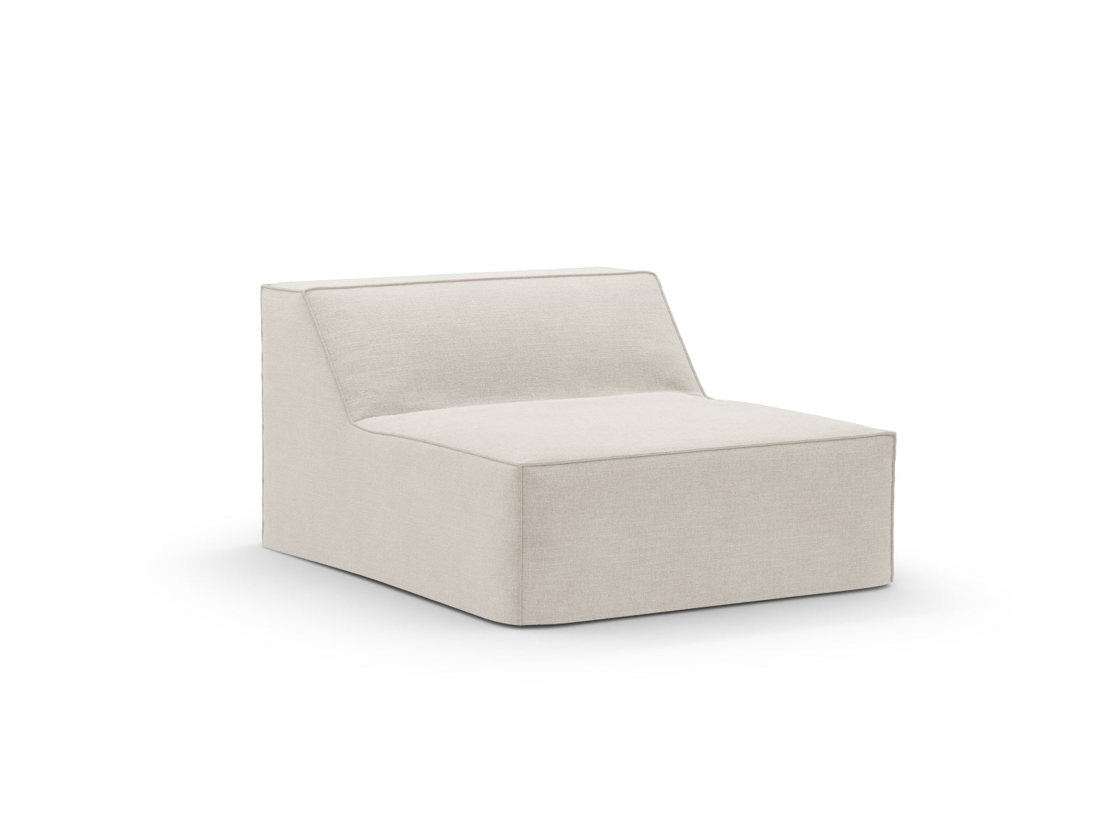 Jodie Modul Armless Cover in Natural-LINS präsentiert im Onlineshop von KAQTU Design AG. Sofa-Zubehör ist von Micadoni