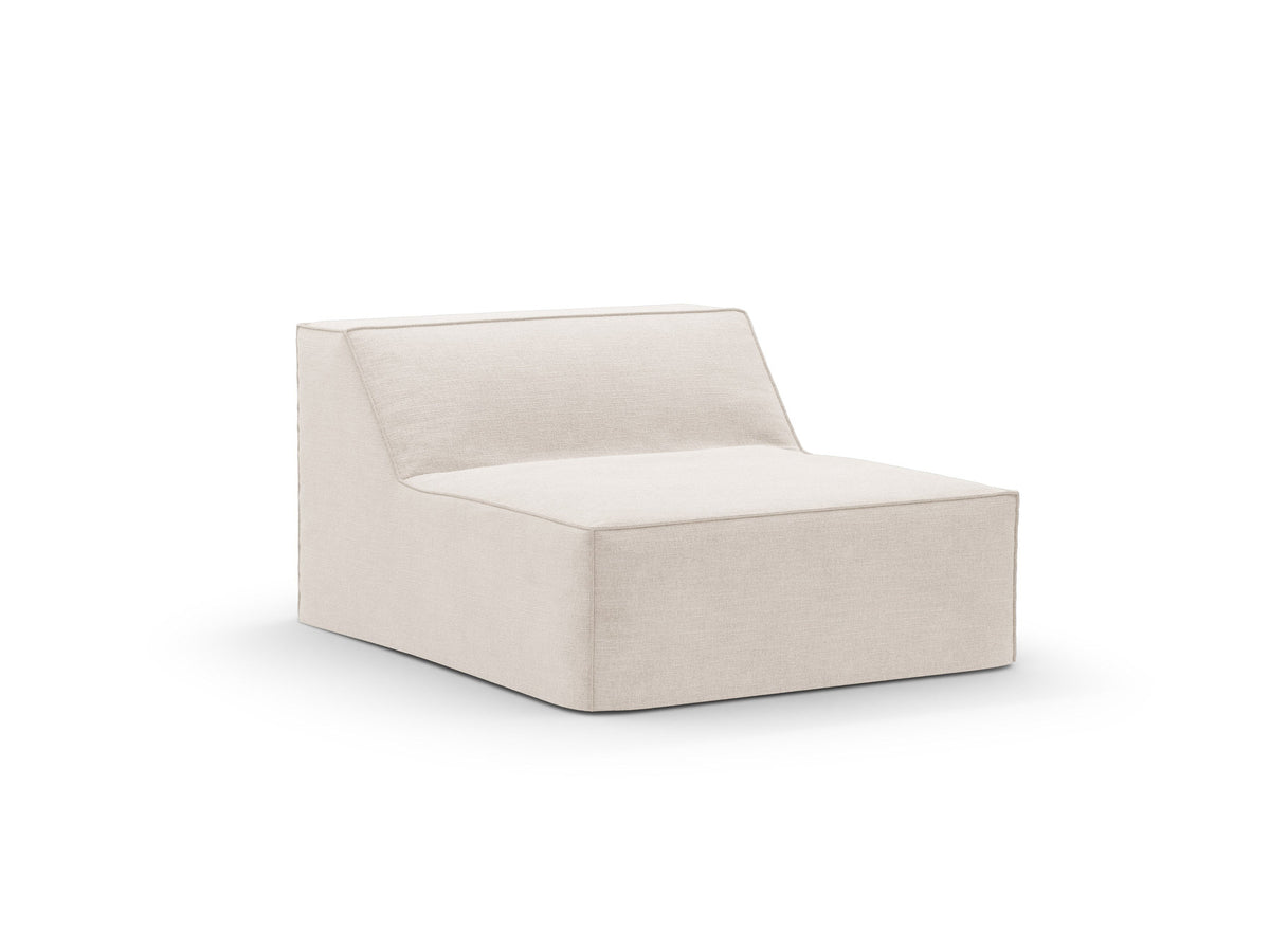Jodie Modul Armless Cover in Beige-LINS präsentiert im Onlineshop von KAQTU Design AG. Sofa-Zubehör ist von Micadoni