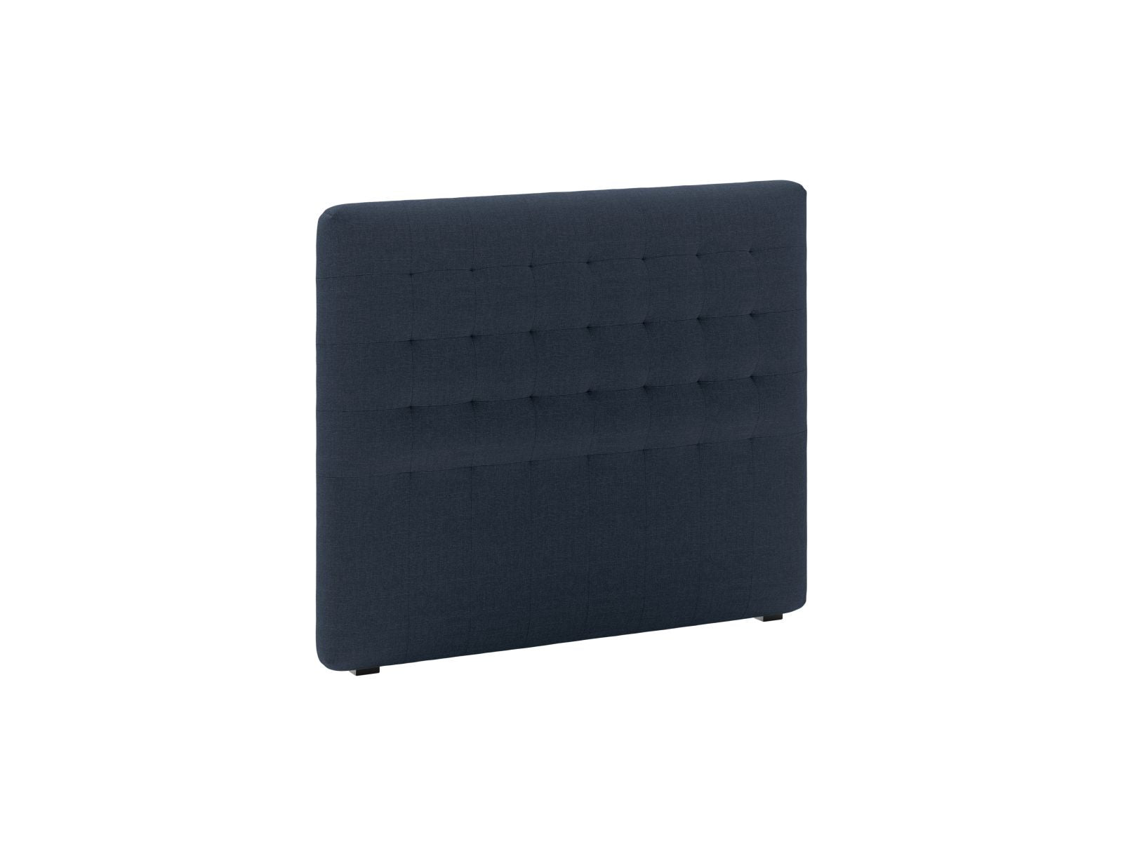 Elegantes Kopfteil Nova 120cm in Navy Blue-Liberty von Micadoni, ideal für stilvolle Schlafzimmergestaltung.