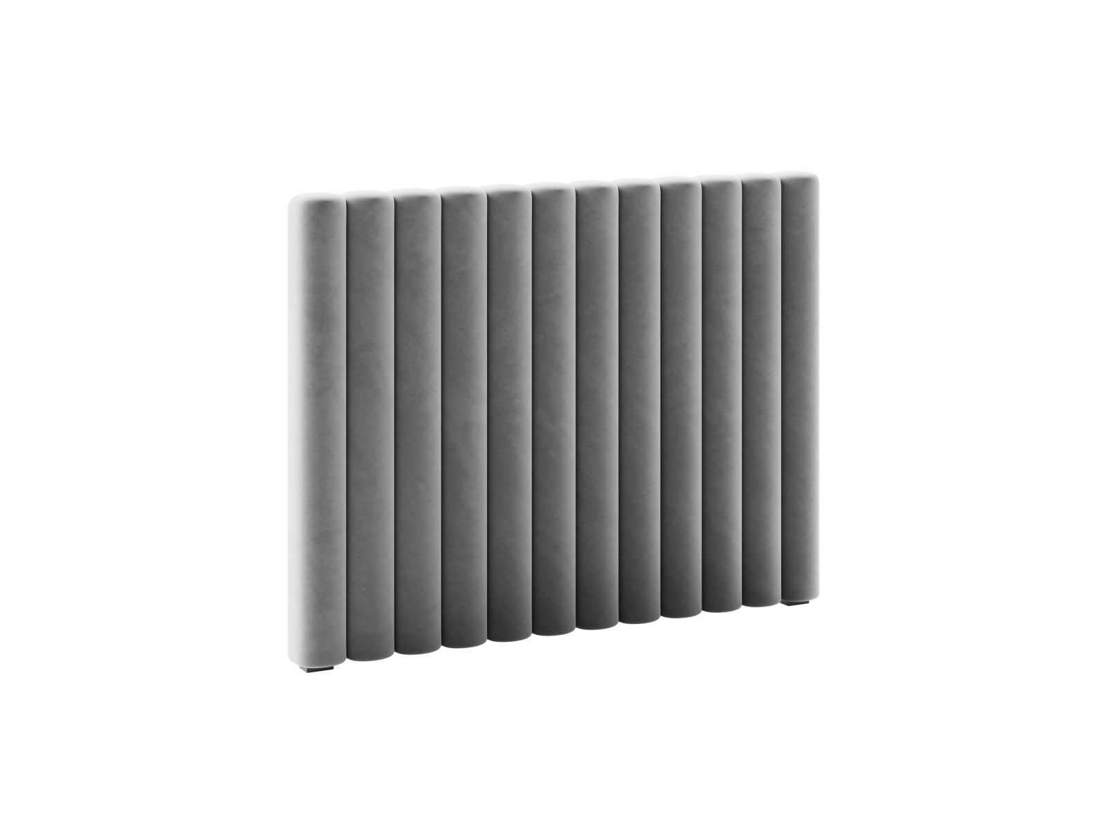 Elegantes Kopfteil Mistero in 120 cm Breite, stilvolles Design in Grau, ideal für moderne Schlafzimmer, von Micadoni.