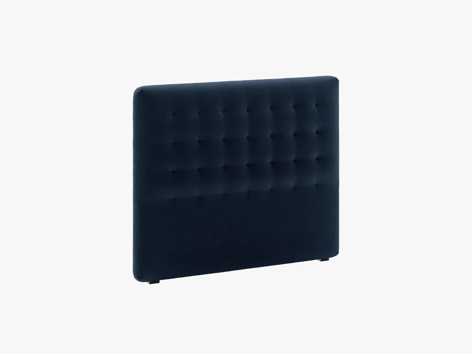 Elegantes Kopfteil Nova 120cm in Dunkelblau von Micadoni, ideal für stilvolle Schlafzimmergestaltung. Hochwertige Verarbeitung und modernes Design.