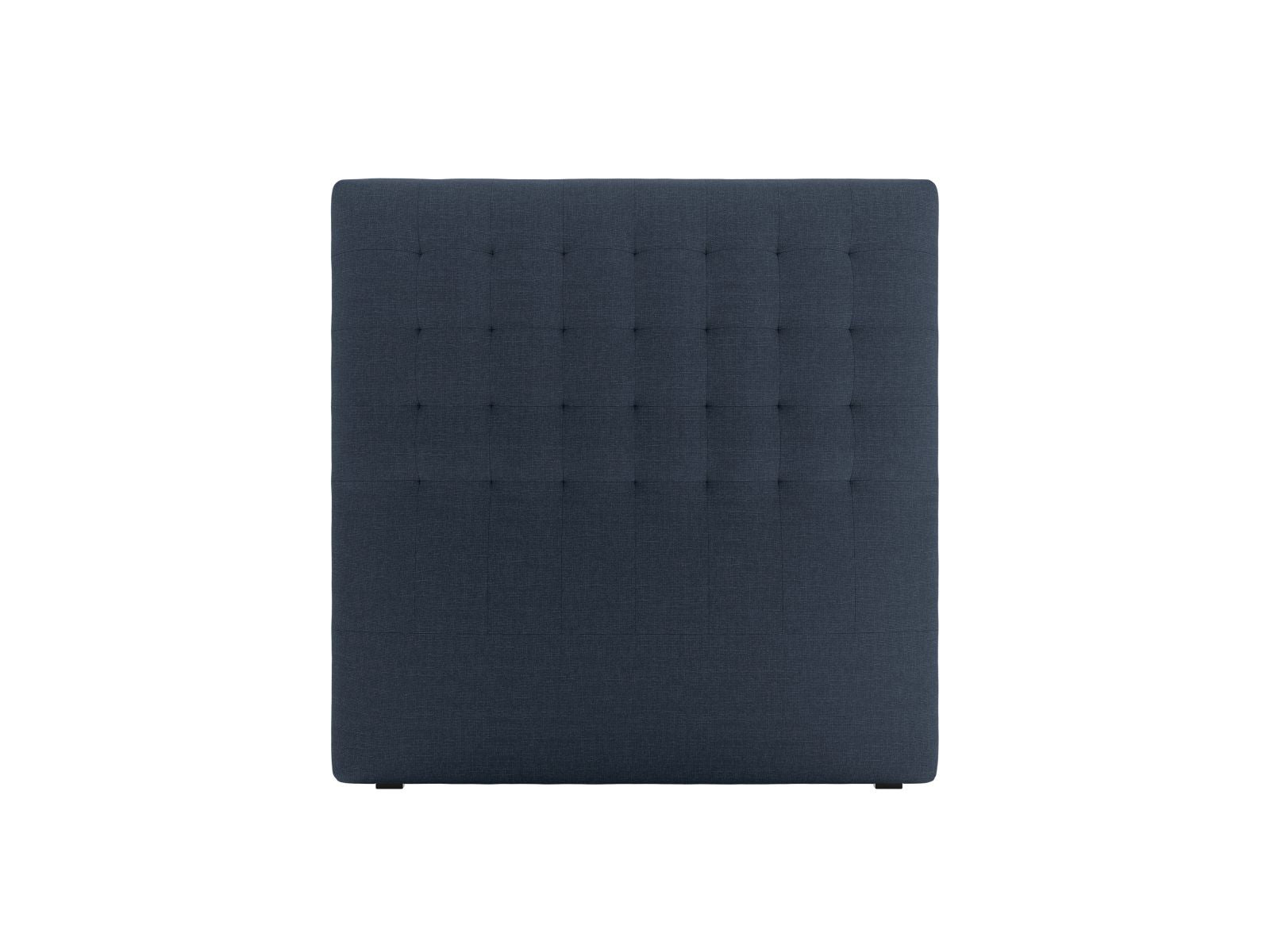 Elegantes Kopfteil Nova 120cm in tiefem Navy Blue von Micadoni, ideal für ein zeitgemäßes Schlafzimmerdesign und stilvolle Akzente.