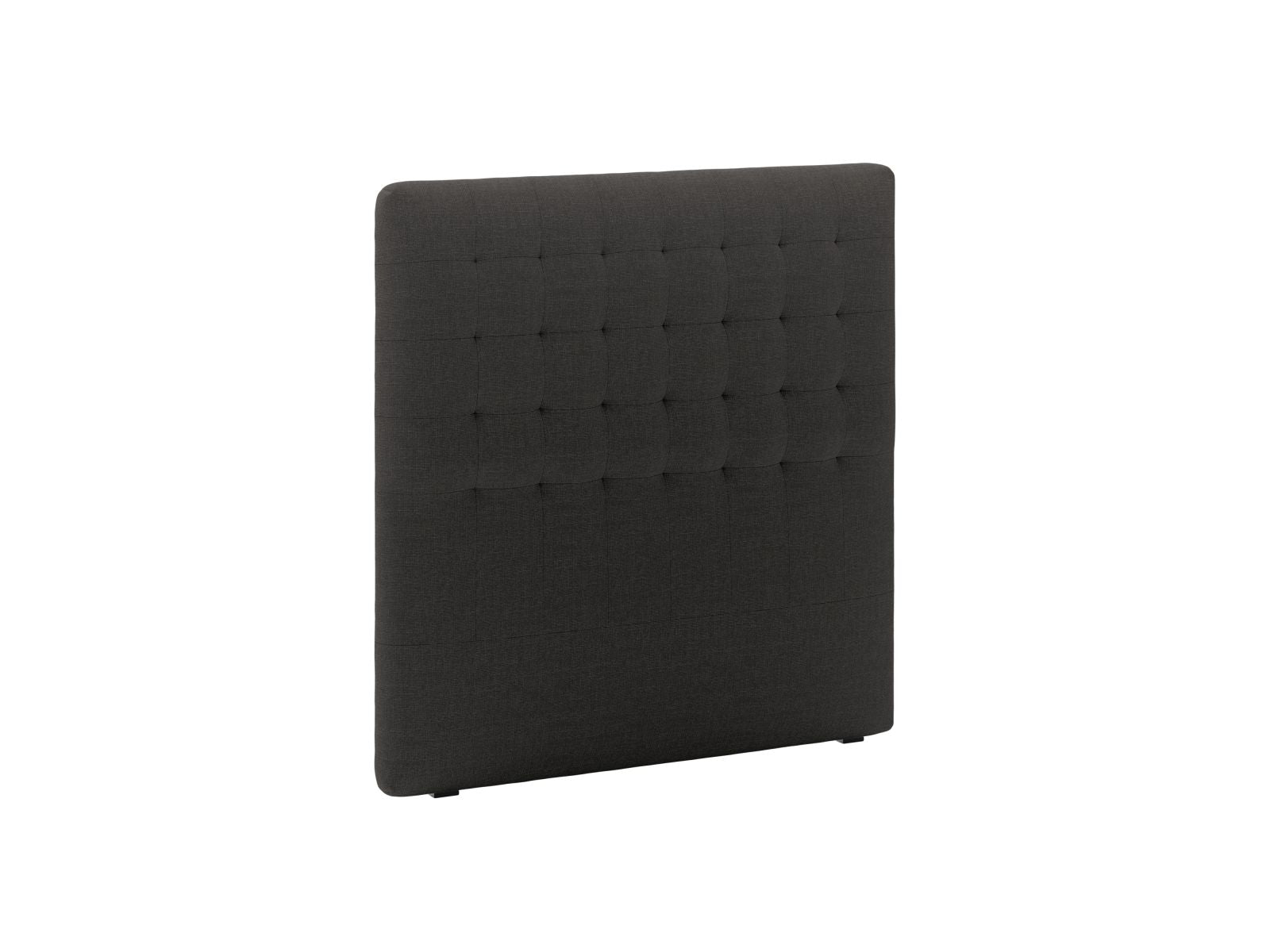 Schwarzes Kopfteil Nova 120cm von Micadoni, perfekt für zeitgemäße Schlafzimmergestaltung und elegante Akzente.
