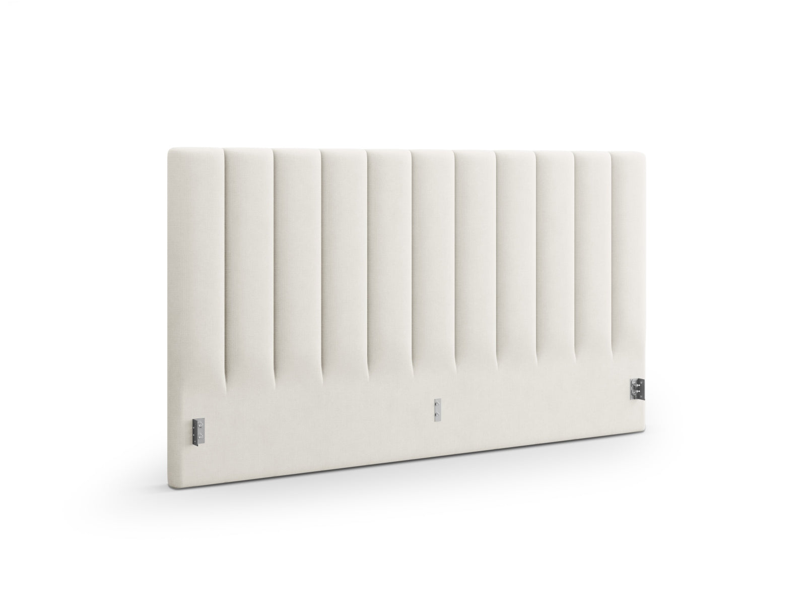 Elegantes Kopfteil Allison in sanftem Light Beige, ideal für stilvolle Schlafzimmergestaltung. Hochwertige Verarbeitung von Micadoni.