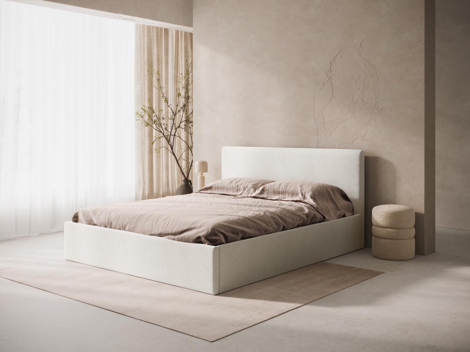 Remo Headboard  in Light Beige präsentiert im Onlineshop von KAQTU Design AG. Zubehör Bett ist von Micadoni