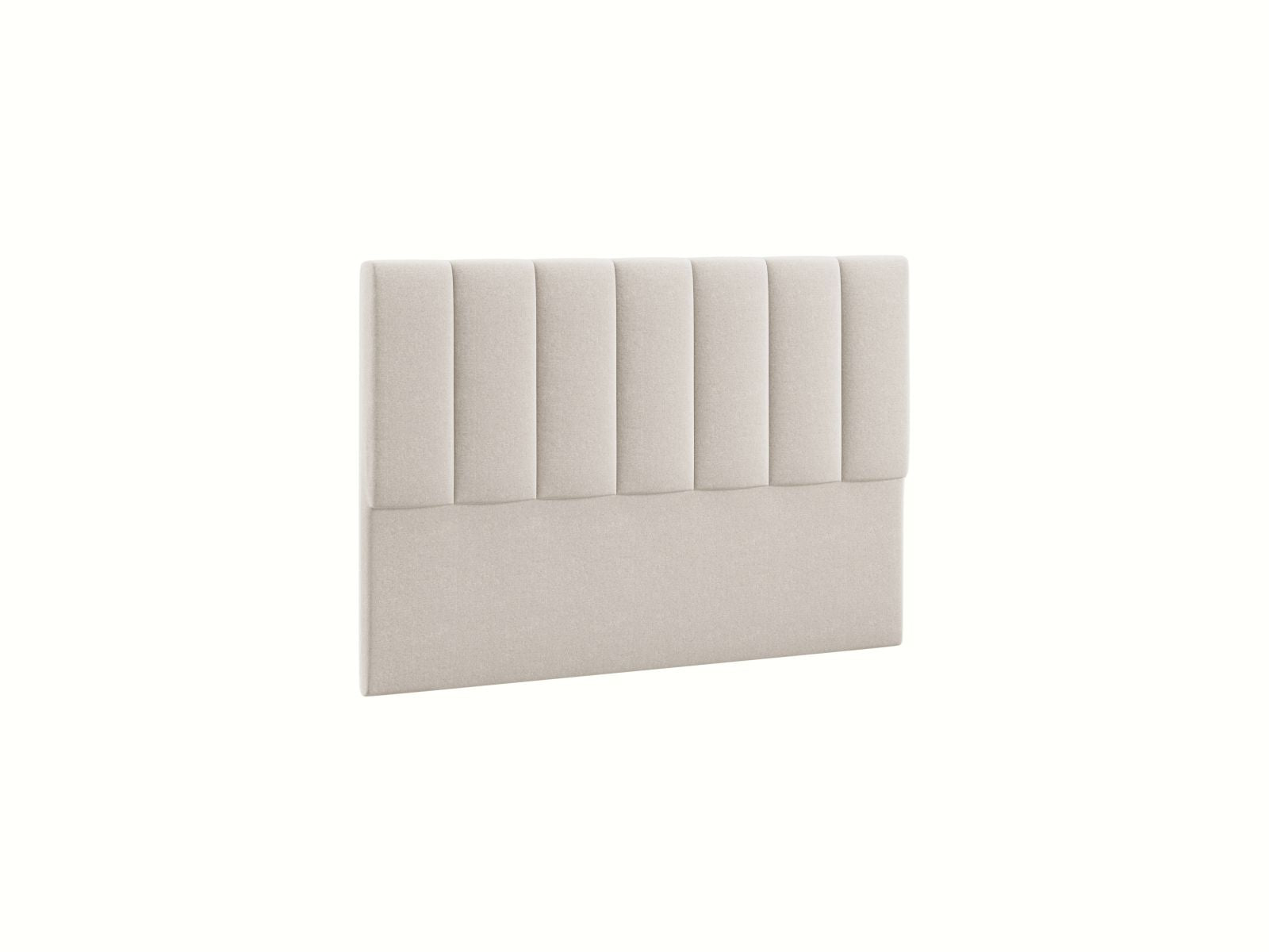 Stilvolles Kopfteil Marl in edlem Dunkelbeige, 140 cm breit, perfekt für moderne Schlafzimmer und gemütliches Ambiente.