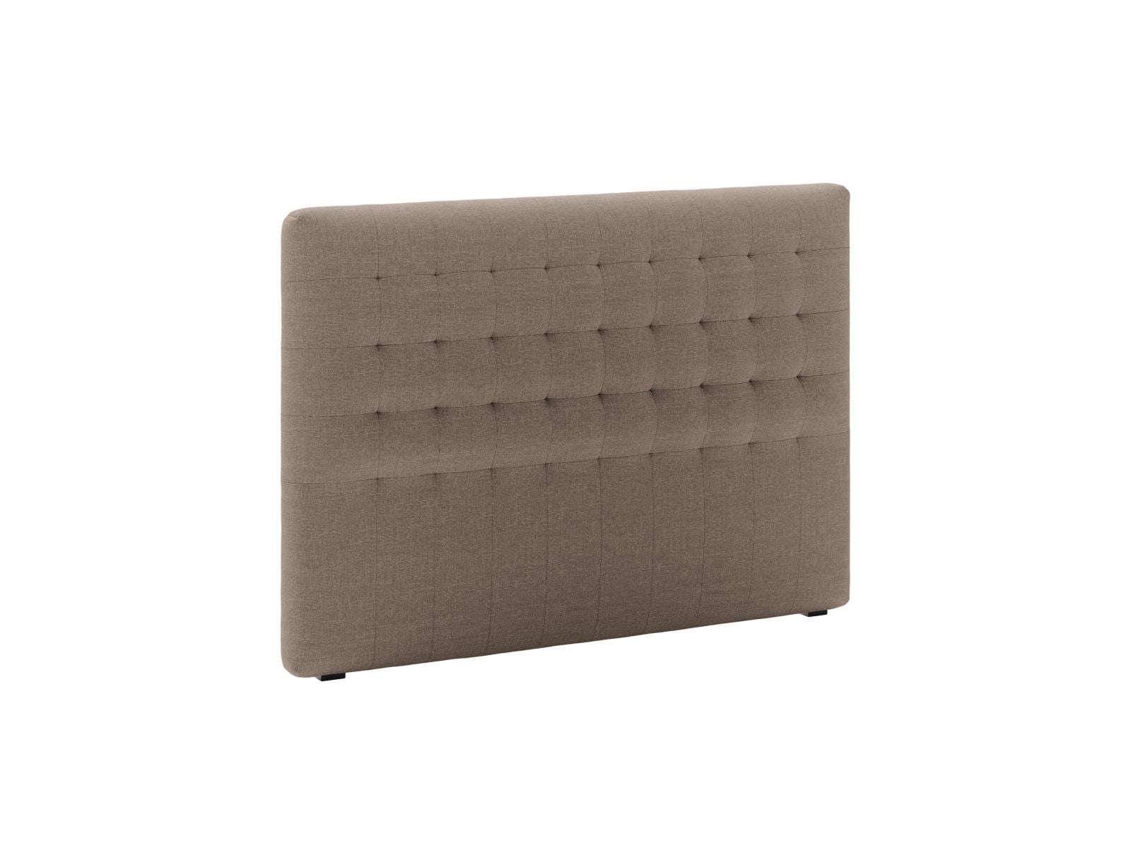 Elegantes Kopfteil Nova in 140 cm Breite, gefertigt von Micadoni, in stilvollem Cappuccino-Liberty Design für Ihr Schlafzimmer.