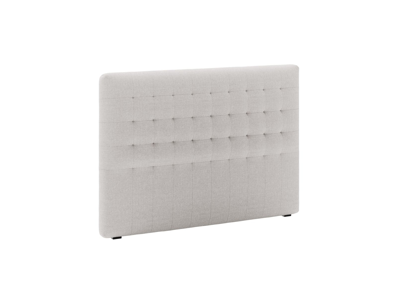 Elegantes Kopfteil Nova 140cm in hellem Grau, ideal für stilvolle Schlafzimmergestaltung. Hochwertige Verarbeitung von Micadoni.