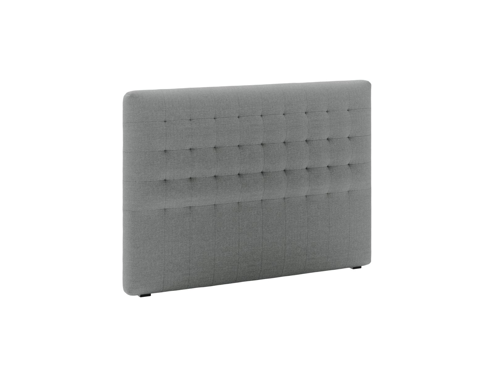 Elegantes Kopfteil Nova 140cm in stilvollem Grau, ideal für moderne Schlafzimmer, erhältlich bei KAQTU Design AG.