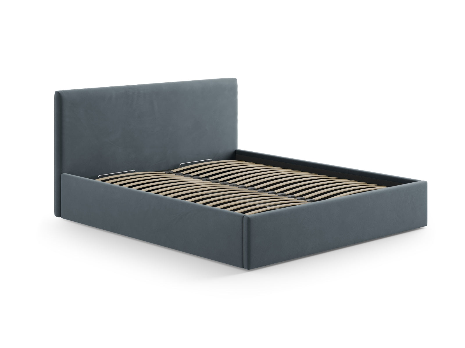 Remo Velour Headboard  in Light Blue präsentiert im Onlineshop von KAQTU Design AG. Zubehör Bett ist von Micadoni