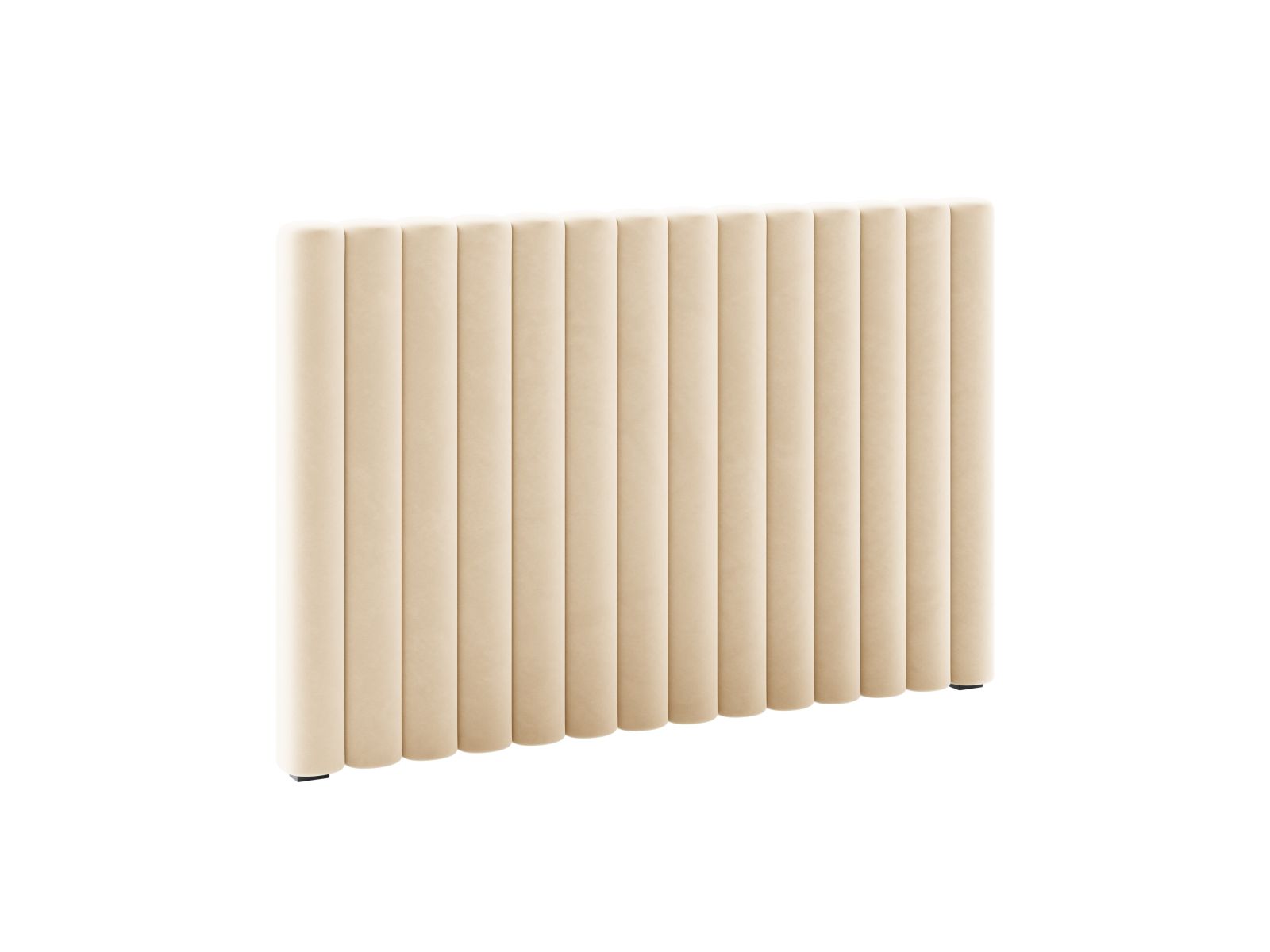Elegantes Kopfteil Mistero in sanftem Nude-Ton, ideal für stilvolle Schlafzimmergestaltung, erhältlich bei KAQTU Design AG.