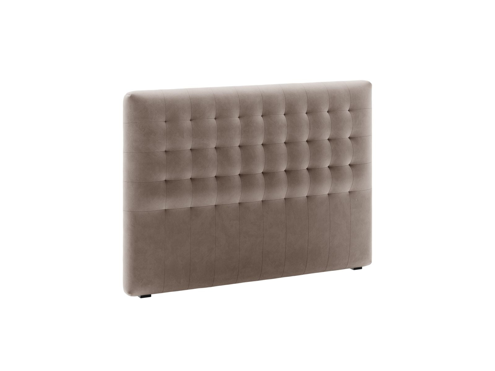 Elegantes Kopfteil Nova in Warm Grey, 140 cm breit, ideal für stilvolle Schlafzimmergestaltung. Hochwertige Verarbeitung von Micadoni.