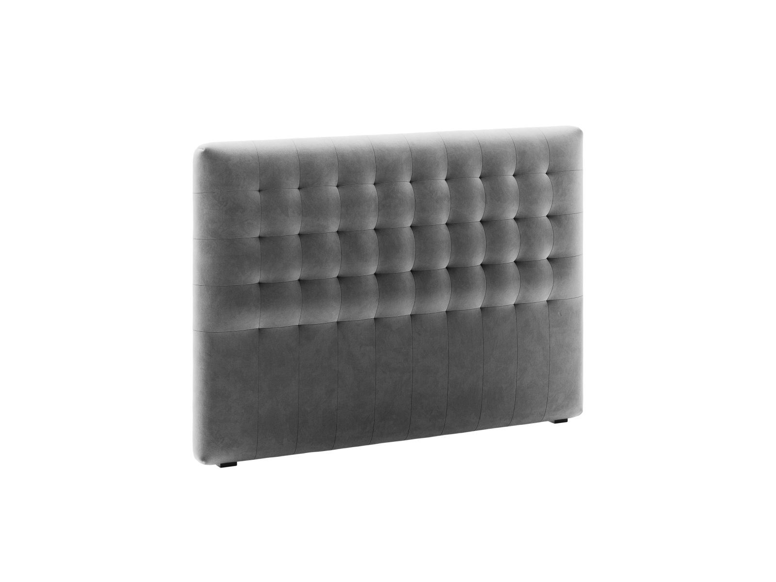 Elegantes Kopfteil Nova in 140 cm Breite, stilvolles Design in Grau, ideal für moderne Schlafzimmer, von Micadoni.