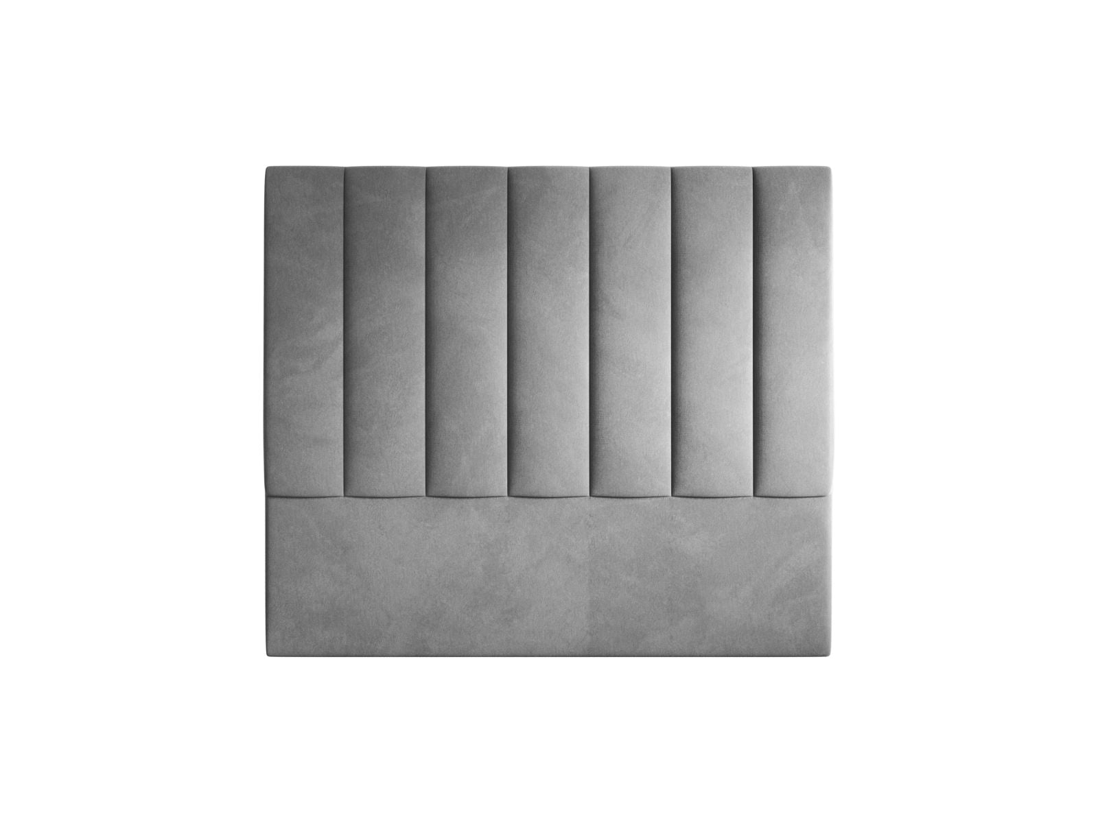 Elegantes Kopfteil Marl in 140 cm Breite, gefertigt aus hochwertigem Dark Grey-Magic Velvet, ideal für stilvolle Schlafzimmergestaltung.