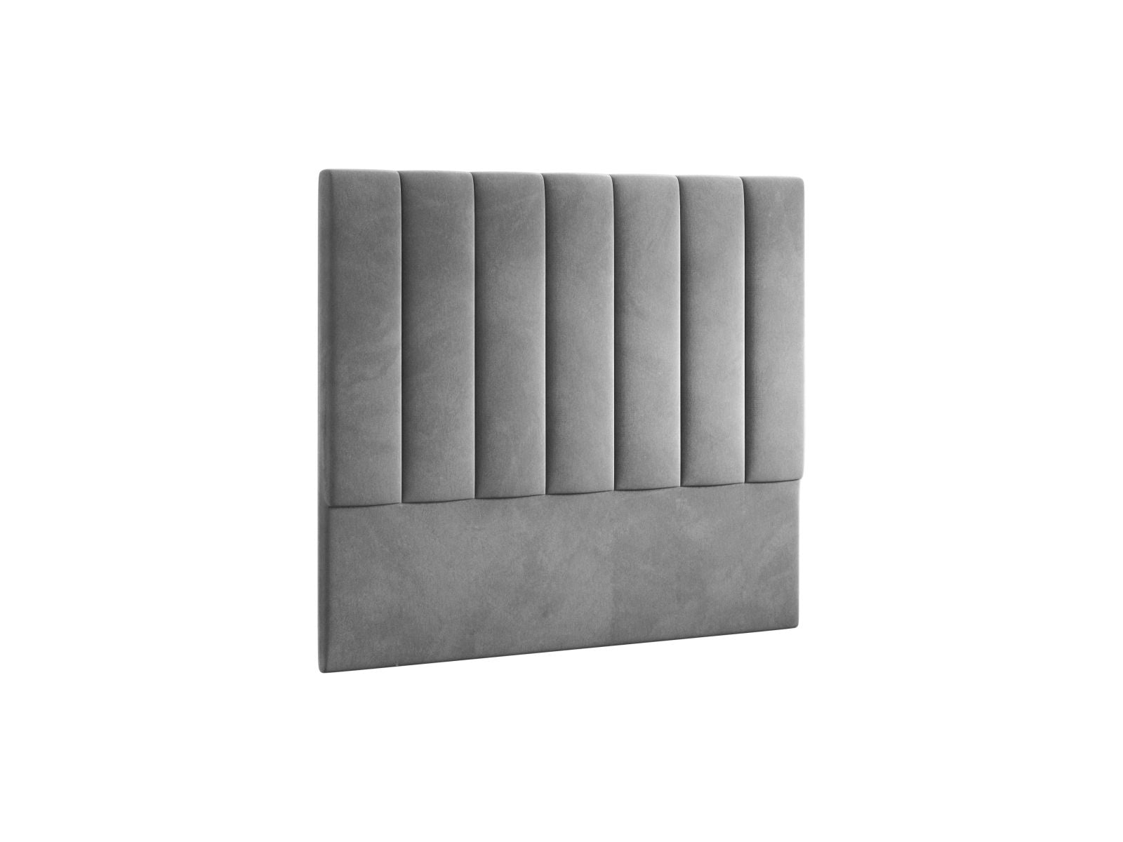 Stilvolles Kopfteil Marl in 140 cm Breite aus edlem Dark Grey-Magic Velvet, perfekt für eine moderne und elegante Schlafzimmeratmosphäre.