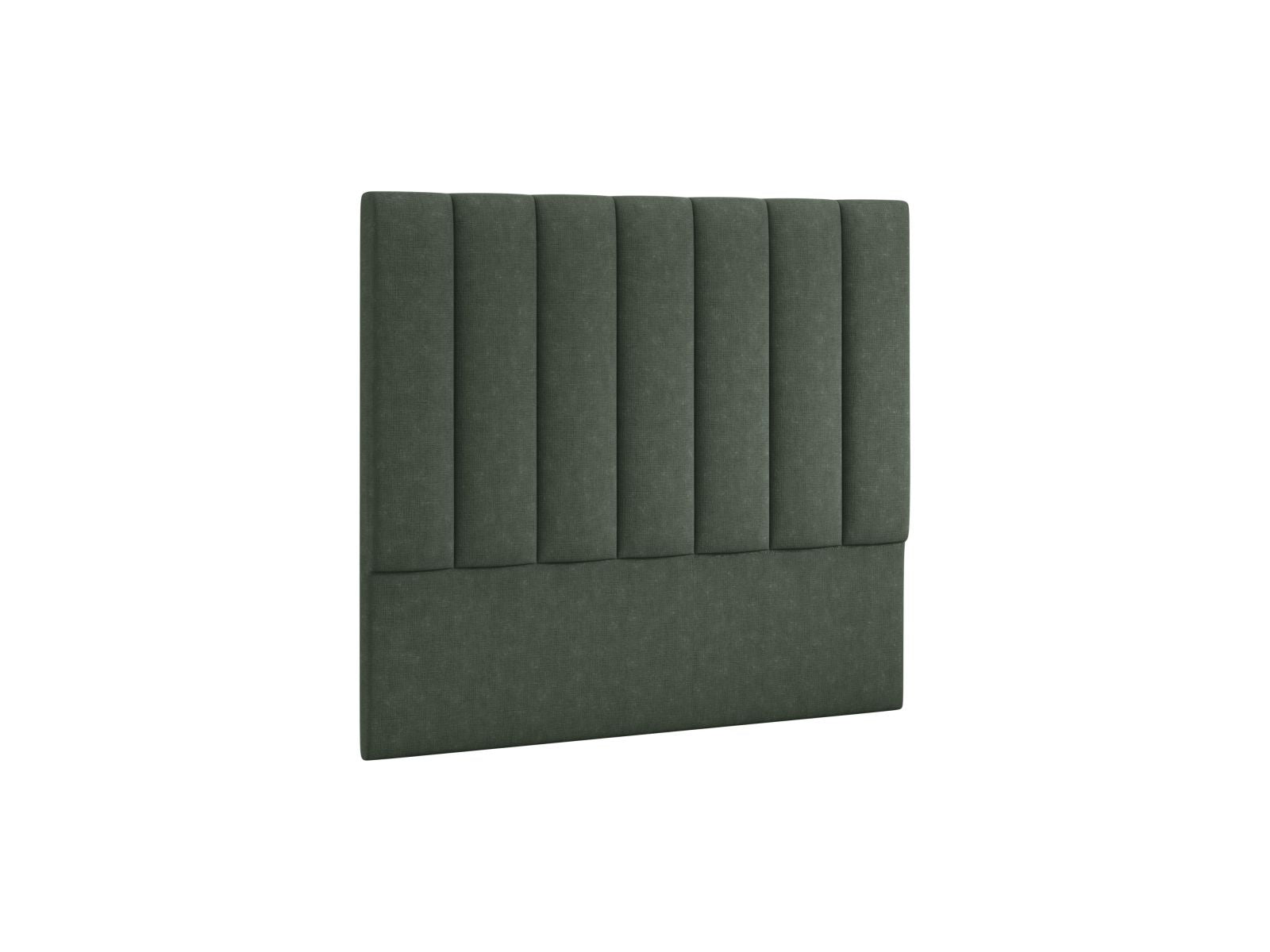 Elegantes Kopfteil Marl in 140 cm Breite, in einem stilvollen Moosgrün, ideal für moderne Schlafzimmergestaltung.