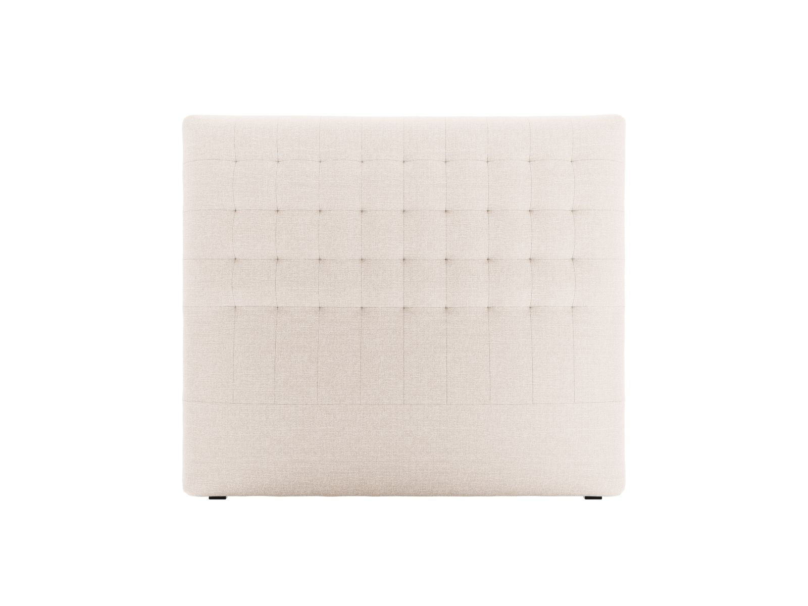 Elegantes Kopfteil Nova in zartem Beige, 140 cm breit, ideal für zeitgemäße Schlafzimmergestaltung. Hochwertige Verarbeitung von Micadoni.