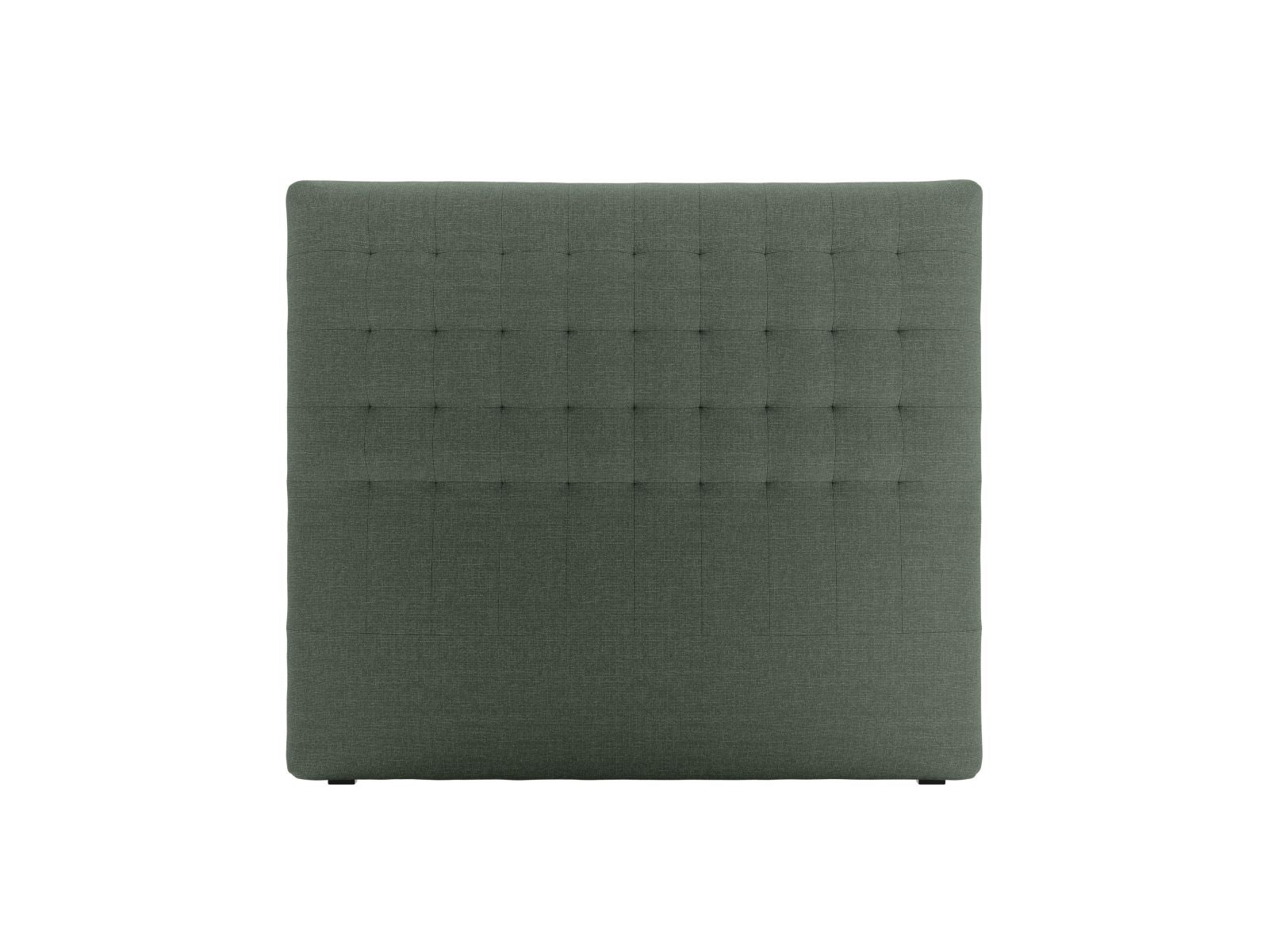 Elegantes Kopfteil Nova in modernem Moss Green, 140 cm breit, ideal für ein stilvolles und gemütliches Schlafzimmerambiente.
