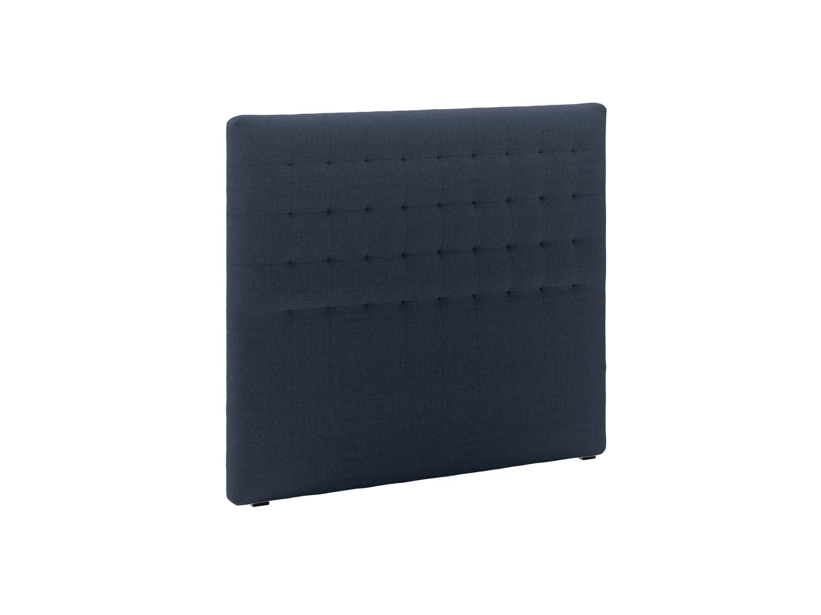 Stilvolles Kopfteil Nova in tiefem Navy Blue, 140 cm breit, perfekt für moderne Schlafzimmer. Hochwertige Materialien von Micadoni.