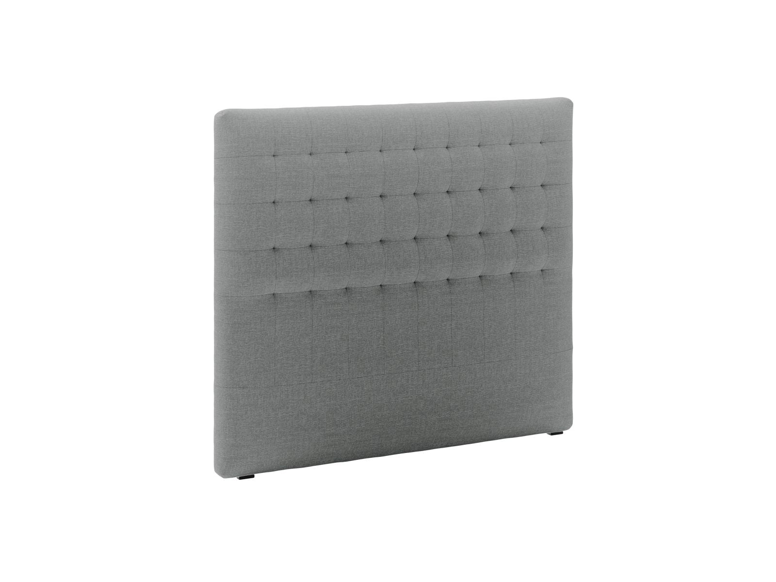 Stylisches Kopfteil Nova 140cm in zeitgemäßem Grau, perfekt für ein modernes Schlafzimmer und harmonische Einrichtungselemente.