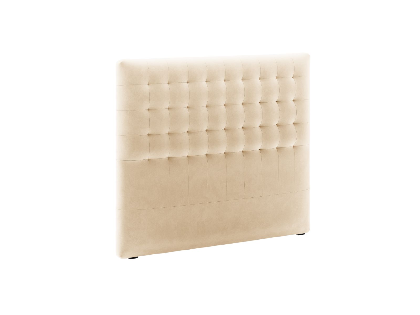 Modernes Kopfteil Nova in zartem Nude, perfekt für eine elegante Schlafzimmeratmosphäre. Hochwertige Materialien von Micadoni.