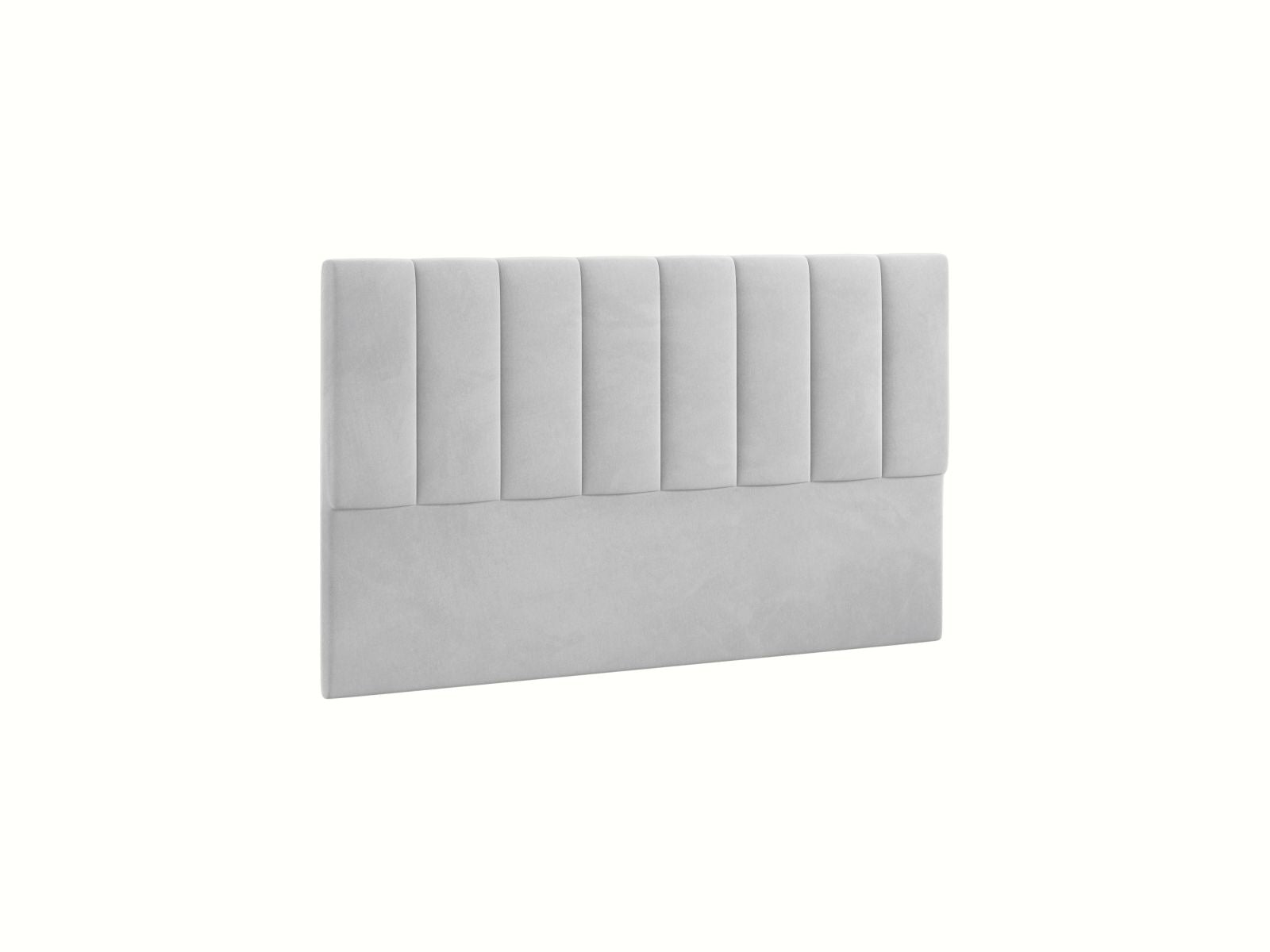 Stilvolles Kopfteil Marl in 160 cm Breite, aus edlem Light Grey-Magic Velvet, perfekt für eine moderne und elegante Schlafzimmeratmosphäre.