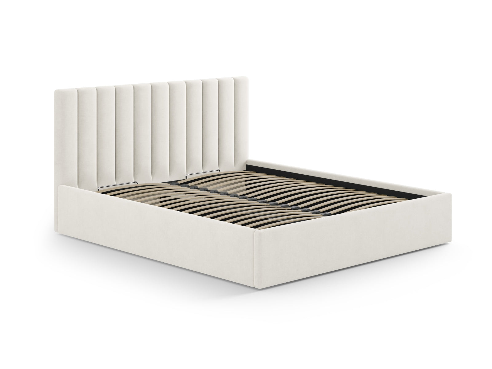 Stilvolles Kopfteil Allison in zartem Beige, 170 cm, perfekt für eine moderne und gemütliche Schlafzimmeratmosphäre.