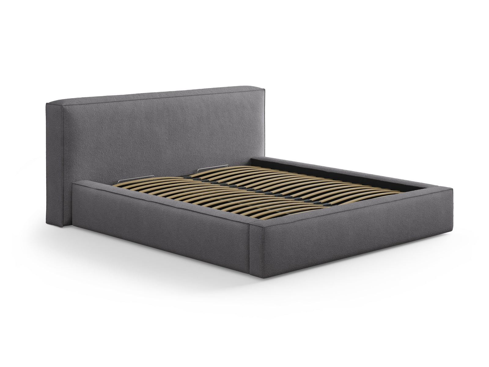 Elegantes Kopfteil "Olivia Boucle" in sanftem Olivgrün, ideal für zeitgemäße Schlafzimmergestaltung. Hochwertige Verarbeitung und stilvolles Design.
