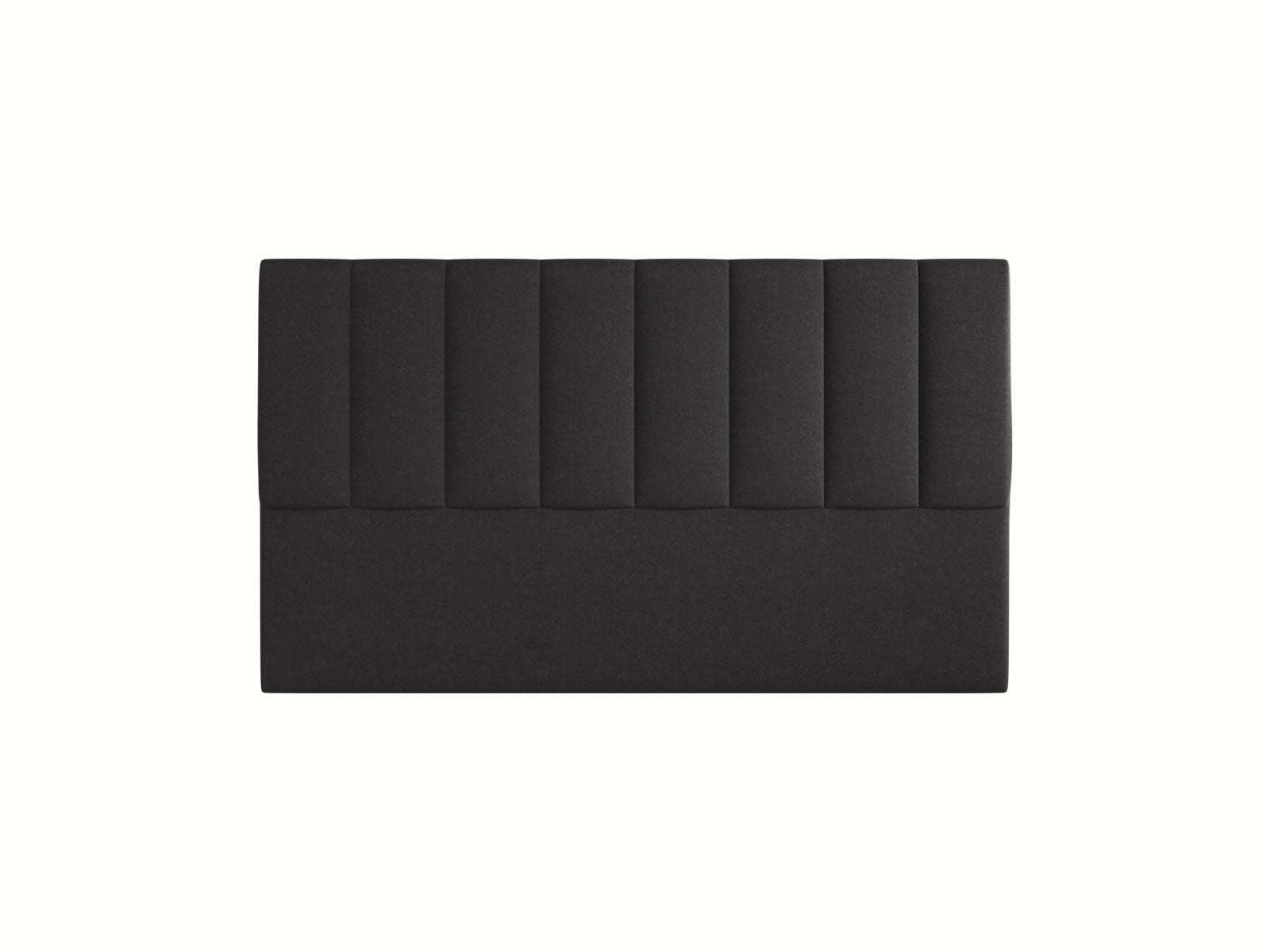 Elegantes Kopfteil Marl in dunklem Anthrazit, ideal für Betten bis 160 cm, verleiht jedem Schlafzimmer einen modernen Akzent.