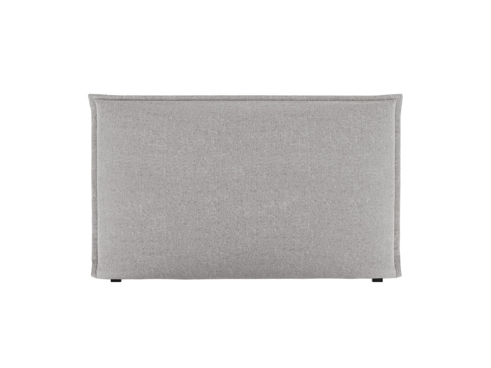 Elegantes Kopfteil Monica in sanftem Hellgrau, ideal für zeitgemäße Schlafzimmergestaltung. Hochwertige Verarbeitung und modernes Design von Micadoni.