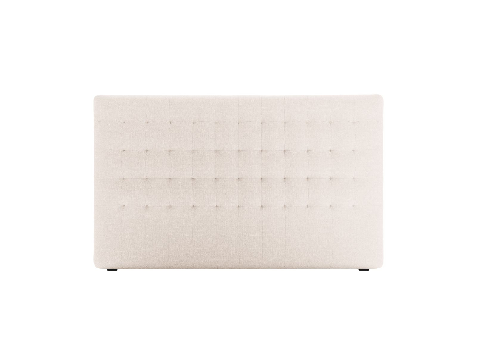 Elegantes Kopfteil Nova 160cm in zartem Beige, ideal für ein zeitgemäßes Schlafzimmerdesign und stilvolle Akzente.